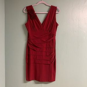 Maroon Bodycon Dress